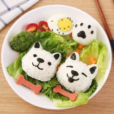 Molde para Arroz Onigiri Diseño Perrito
