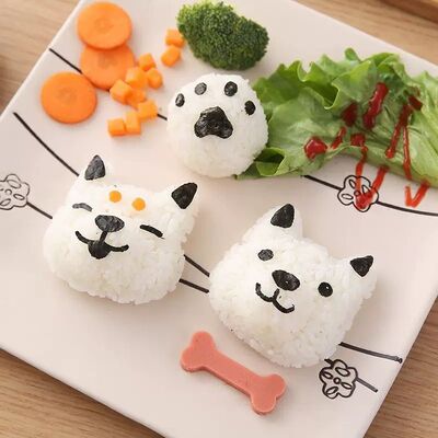 Molde para Arroz Onigiri Diseño Perrito
