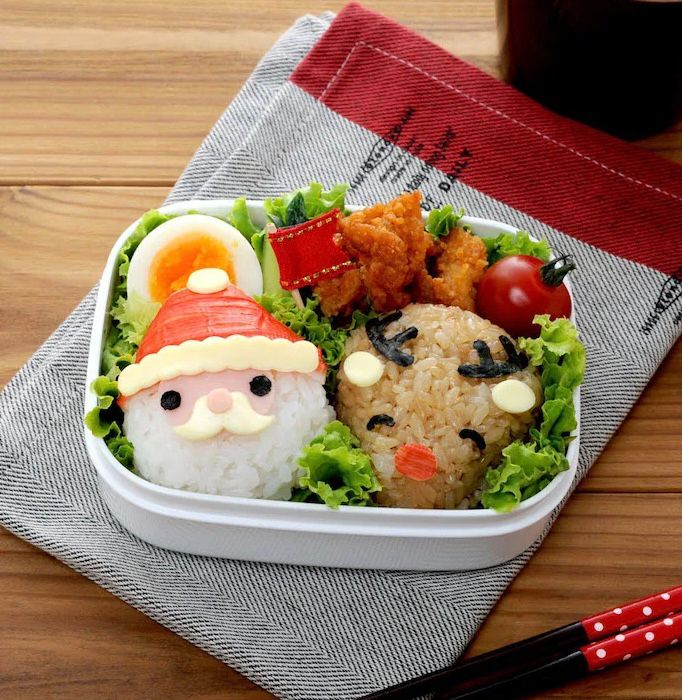 Molde para Arroz Onigiri Diseño Navidad