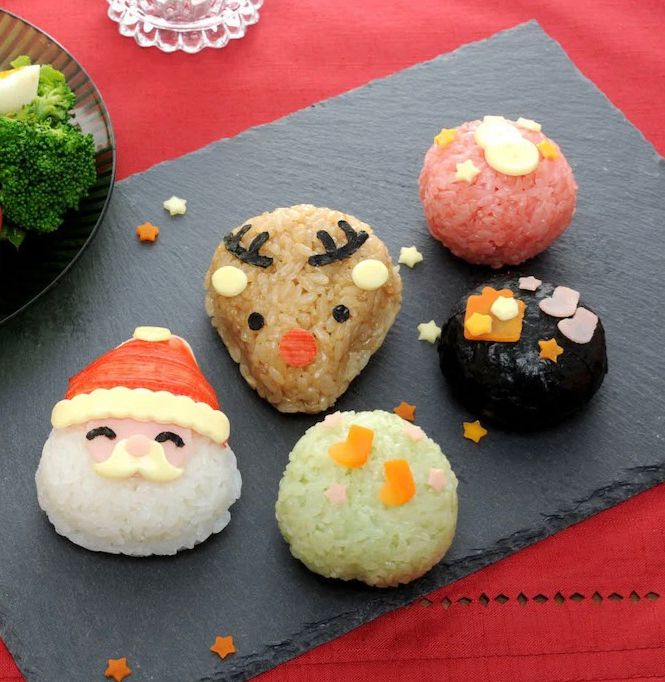 Molde para Arroz Onigiri Diseño Navidad