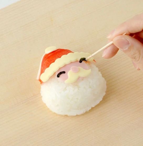 Molde para Arroz Onigiri Diseño Navidad