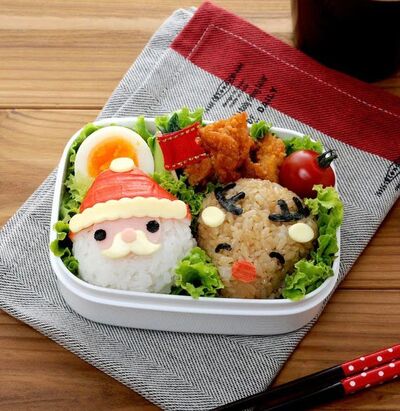 Molde para Arroz Onigiri Diseño Navidad