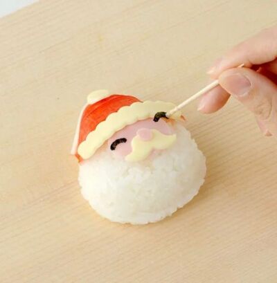 Molde para Arroz Onigiri Diseño Navidad
