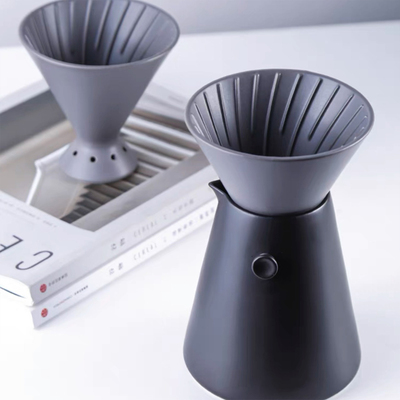 Jarro Cafetera + Porta Filtro de Cerámica