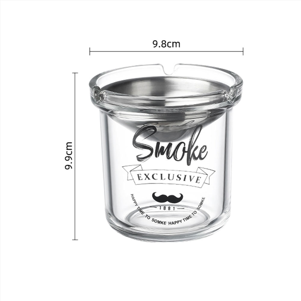 Cenicero Embudo Smoke / NEGRO