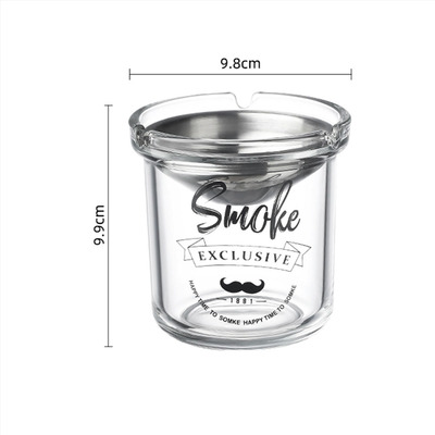 Cenicero Embudo Smoke / NEGRO